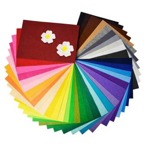 DIY Craft Felt 1mm Thick, Non-Woven Fabric for Patchwork, School Projects, Decoration