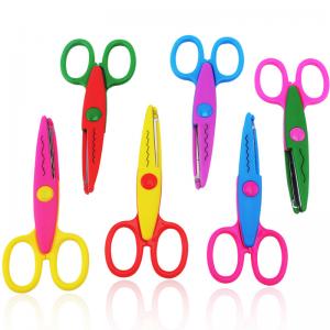 6 Pack Craft Scissors Decorative Edge, Scissors for Kids Crafting